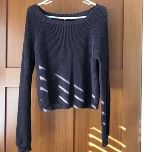 Nordstrom BP Brown Crop Sweater